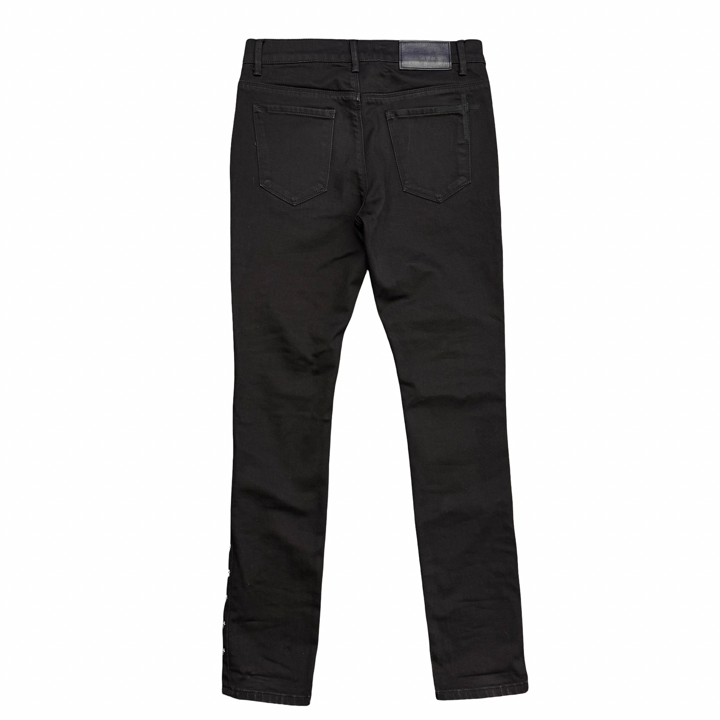 RTA Bryant Studded Black Cross Jeans Black