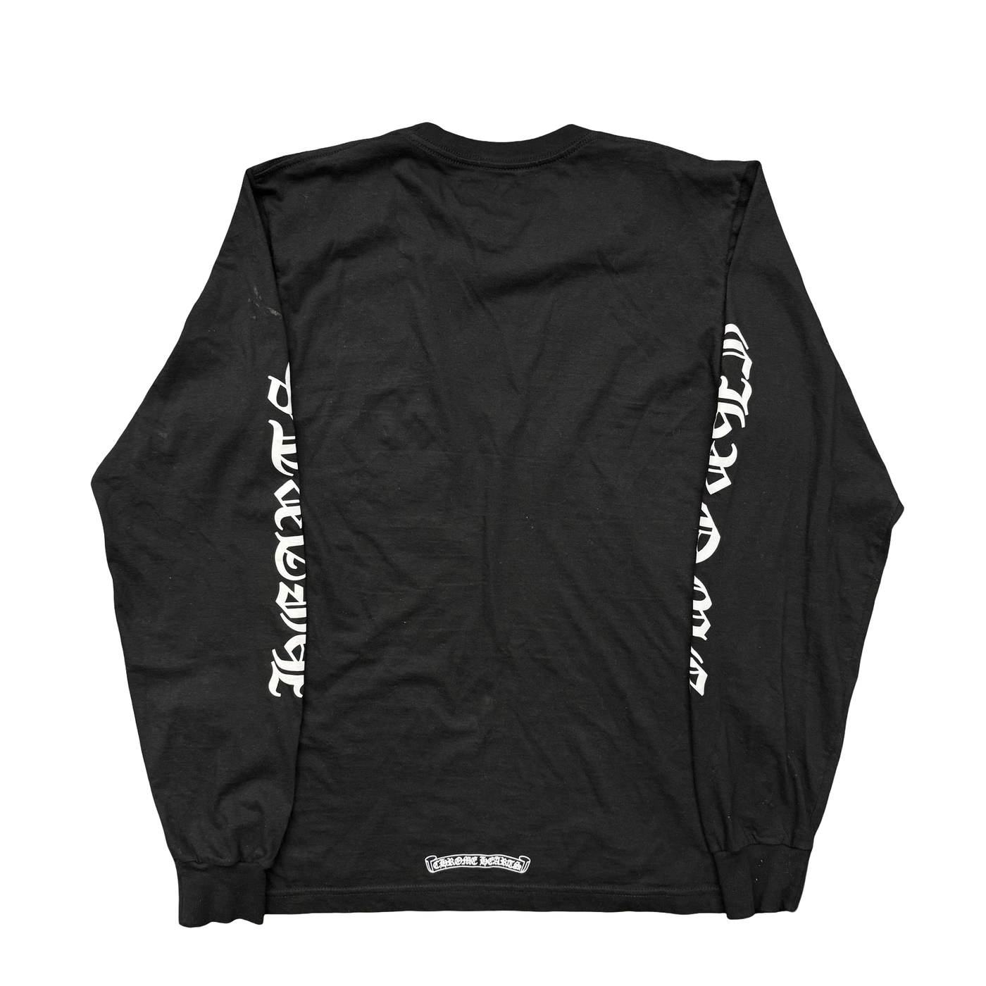 Chrome Hearts Scroll Logo L/S Tee Black