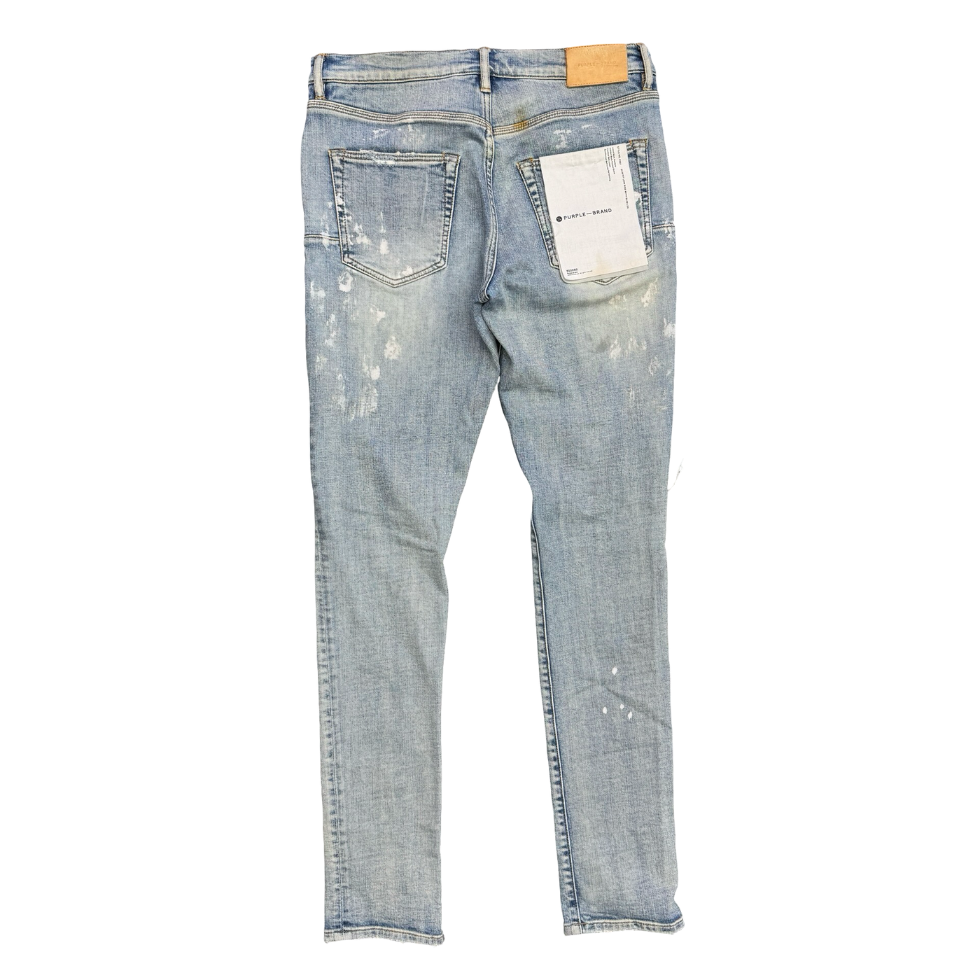 Purple Brand Paint Blowout Jeans Light Indigo