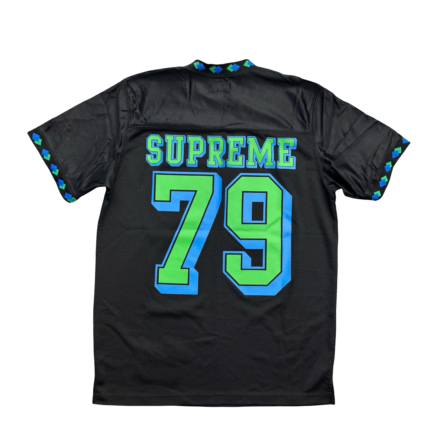 Supreme Diamond Rib Football Jersey Black