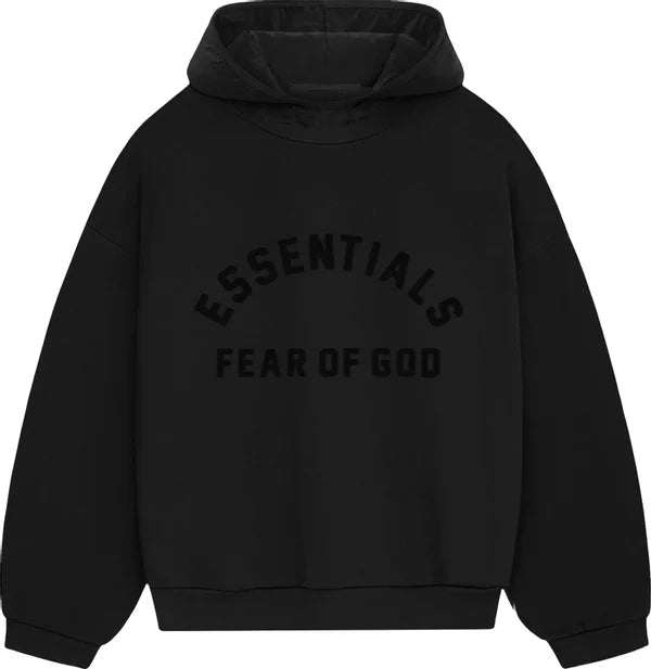 Essentials Fear of God Hoodie Jet Black