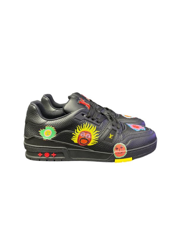 LV x Yayoi Kusama Trainers Black Print