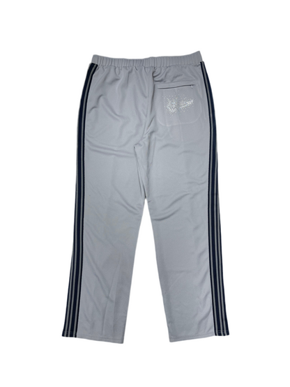 NewYrrk Track Pants Grey Navy w/ White Crystal