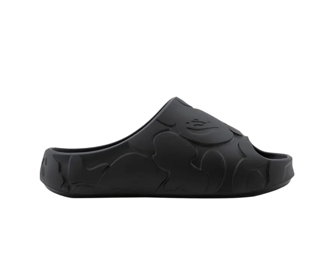 A Bathing Ape Slide #1 Black Solid Camo