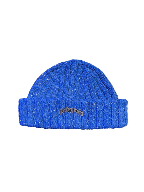 Godspeed Beanie Blue Speckle Emblem