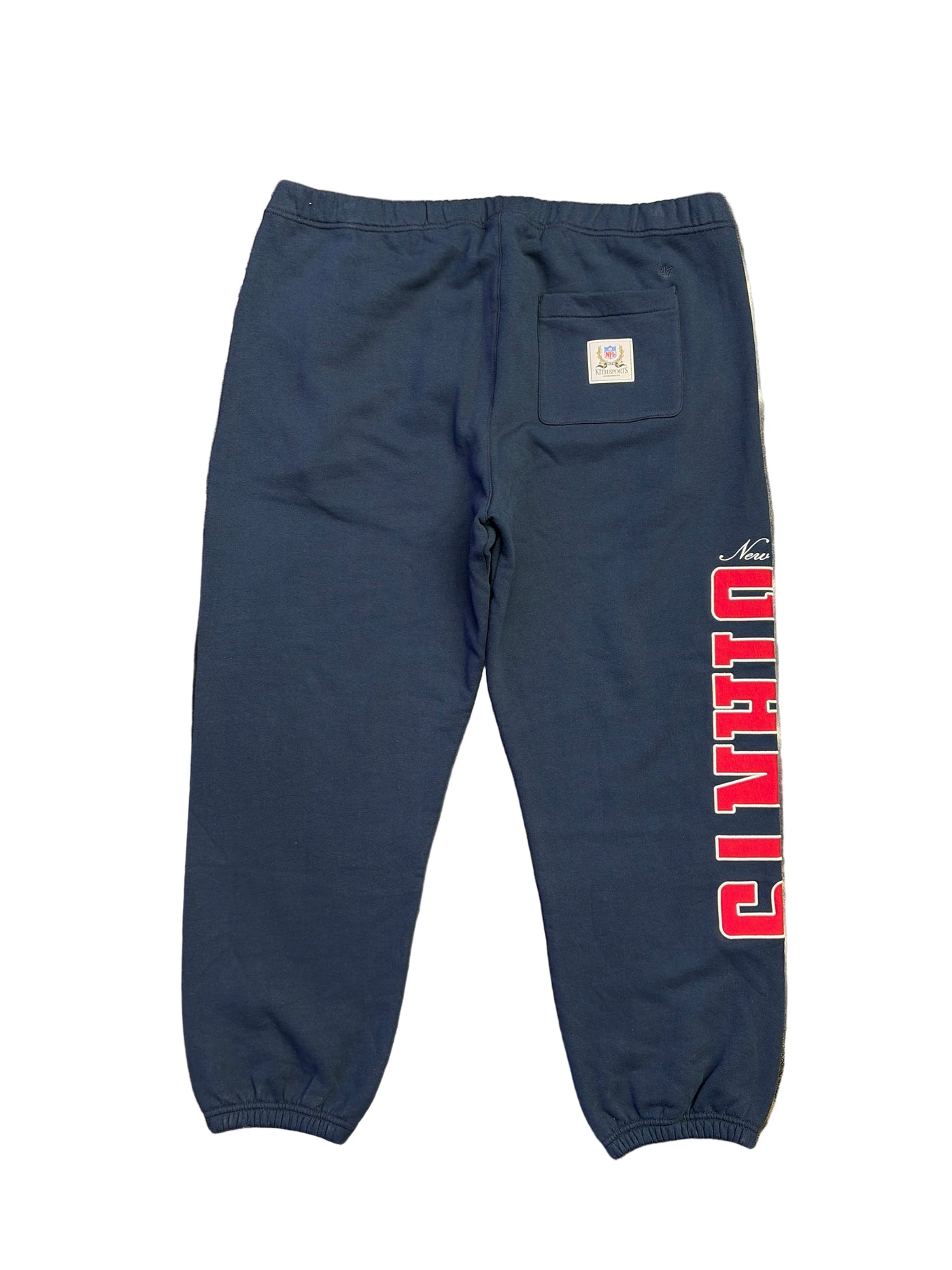 KITH x NFL Giants Nelson Sweatpants Nocturnal Navy