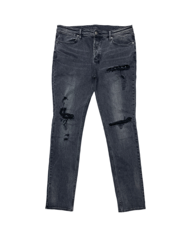 Ksubi Van Winkle Thrashed Jeans Black