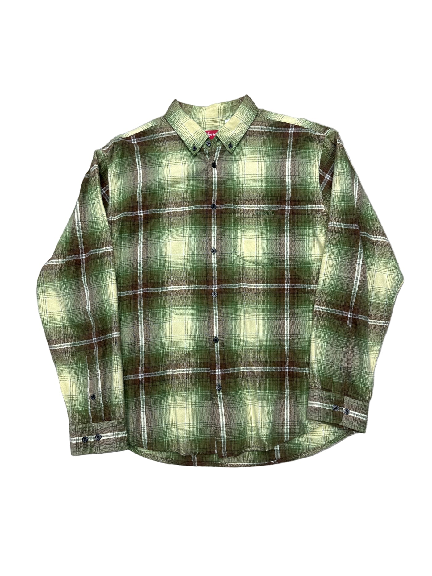 Supreme Shadow Plaid Flannel Shirt