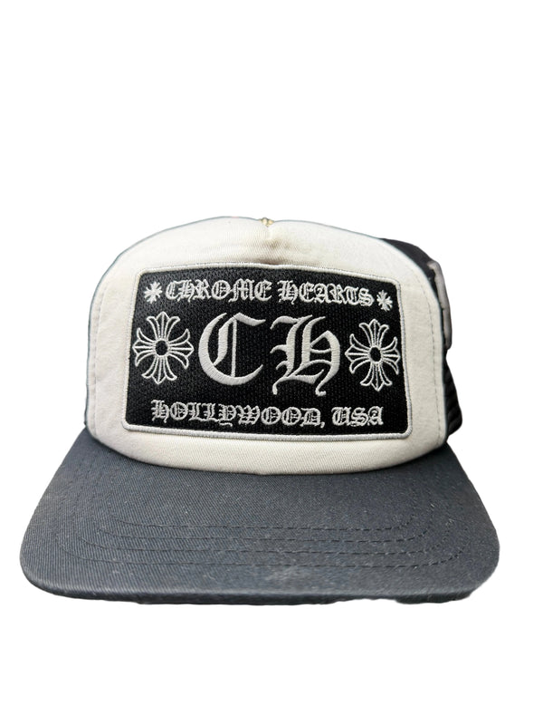 Chrome Hearts Hollywood Exclusive Trucker Hat White