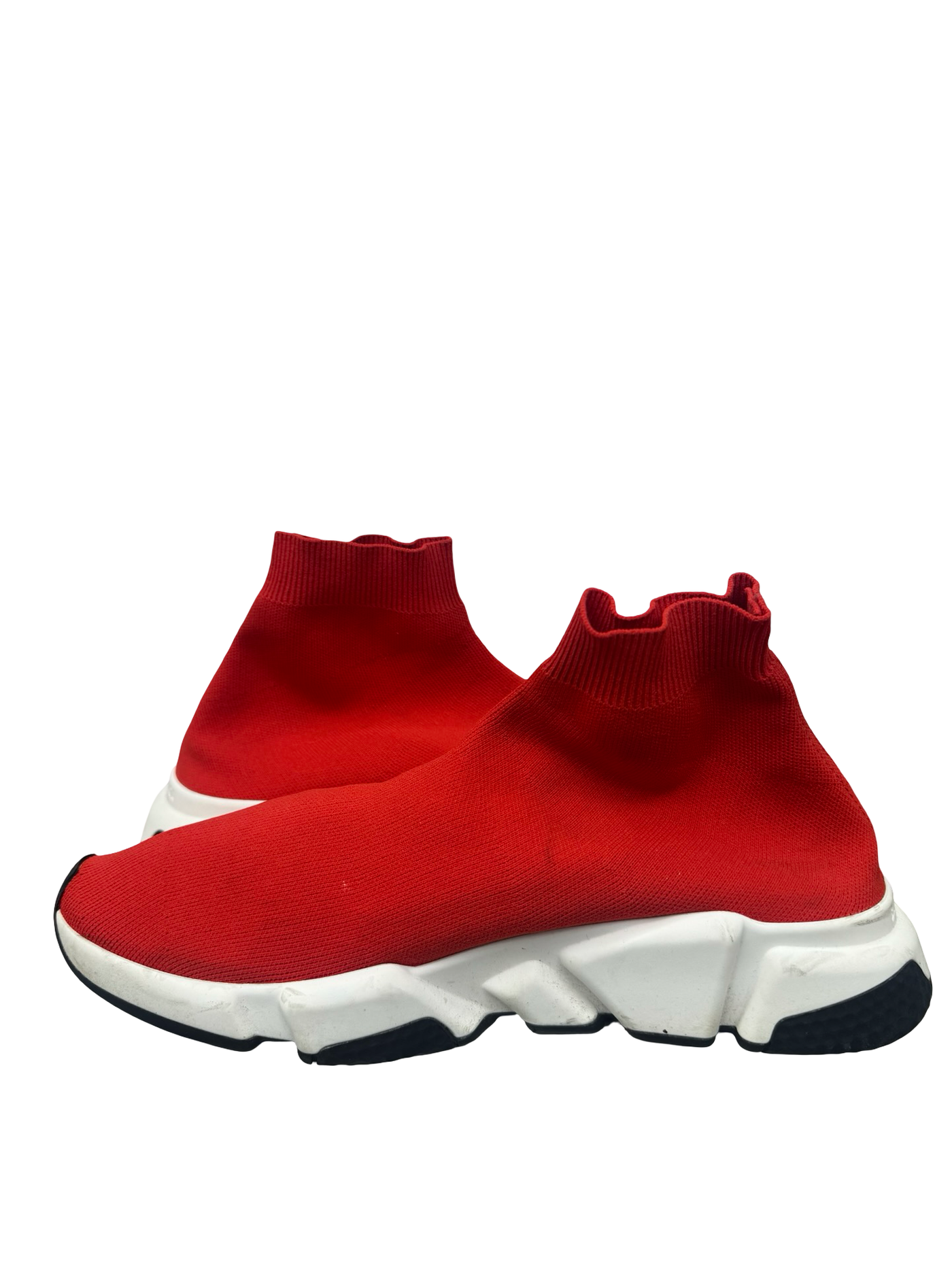 Balenciaga Speed Trainer Mid Red Sneakers