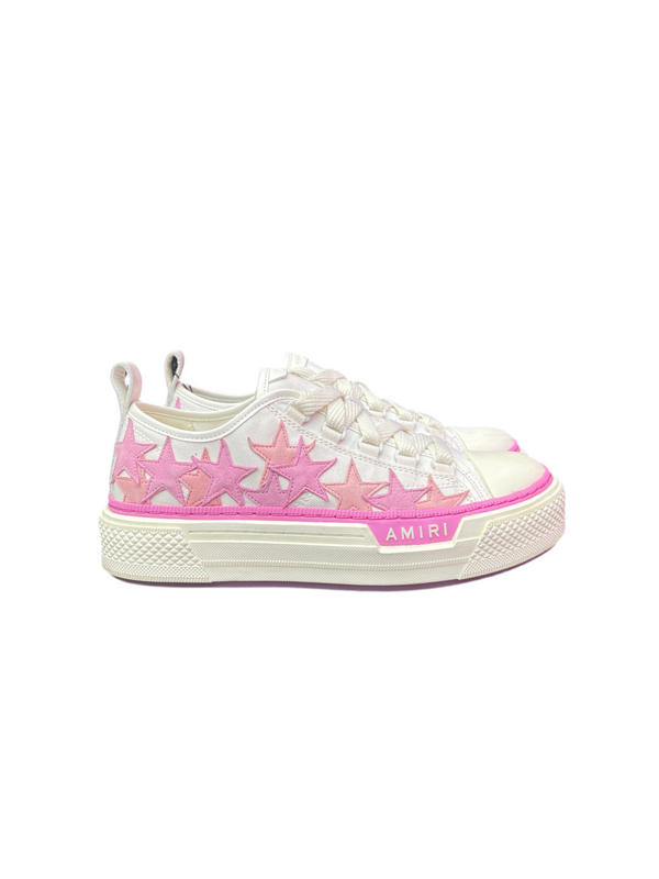 Amiri Stars Court Low White Pink