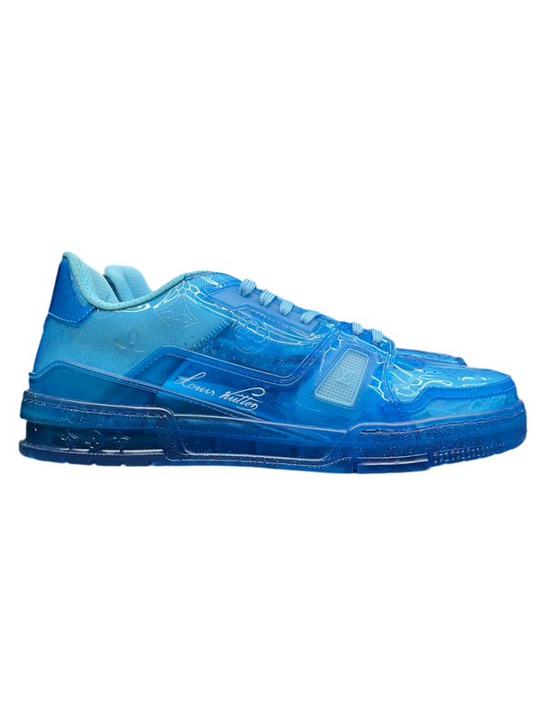 LV Low Trainer Translucent Blue