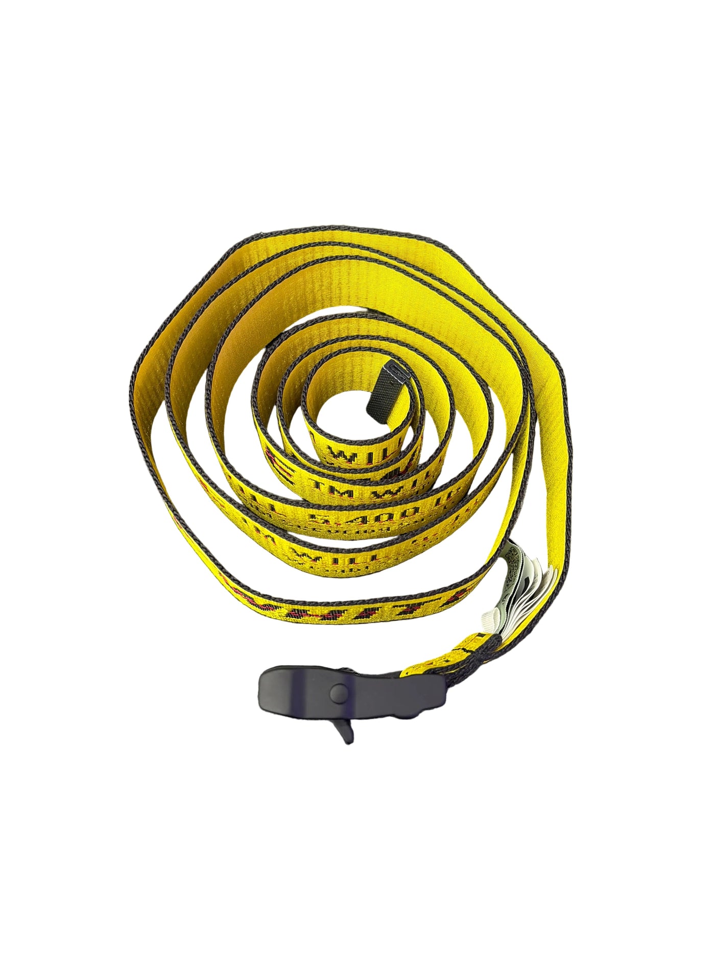 Off-White Classic Industrial Belt Black Yellow