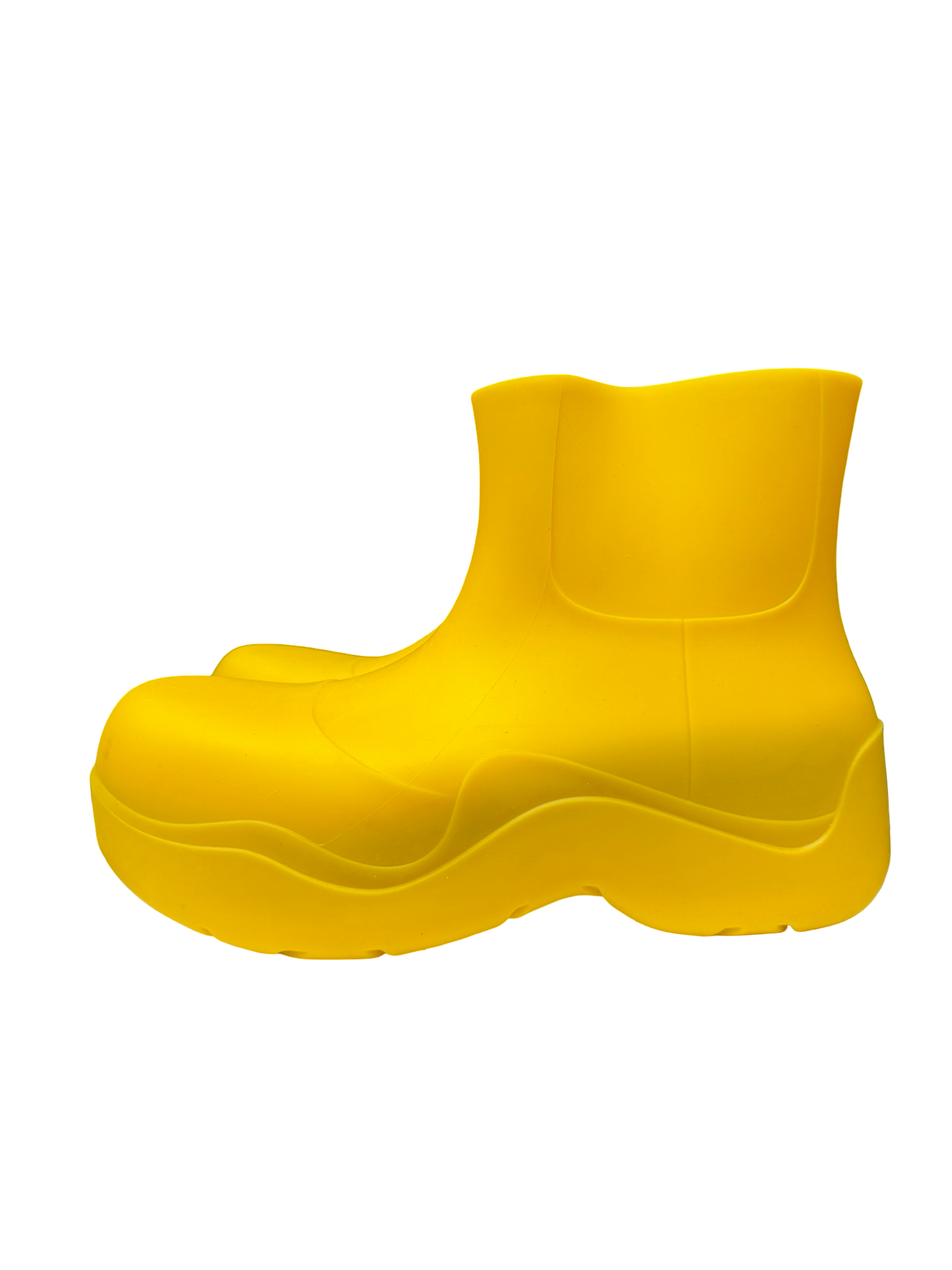 Bottega Veneta Puddle Rubber Boot Yellow