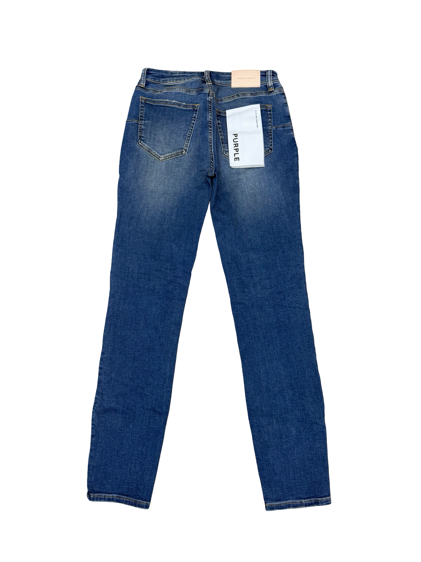 Purple Brand D000 Mid Rise Skinny Jeans Indigo