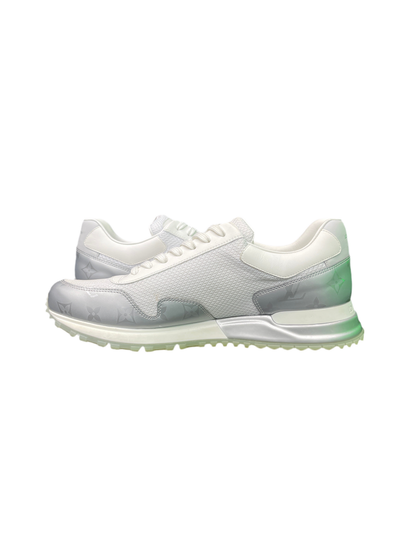 LV Run Away Monogram Silver White