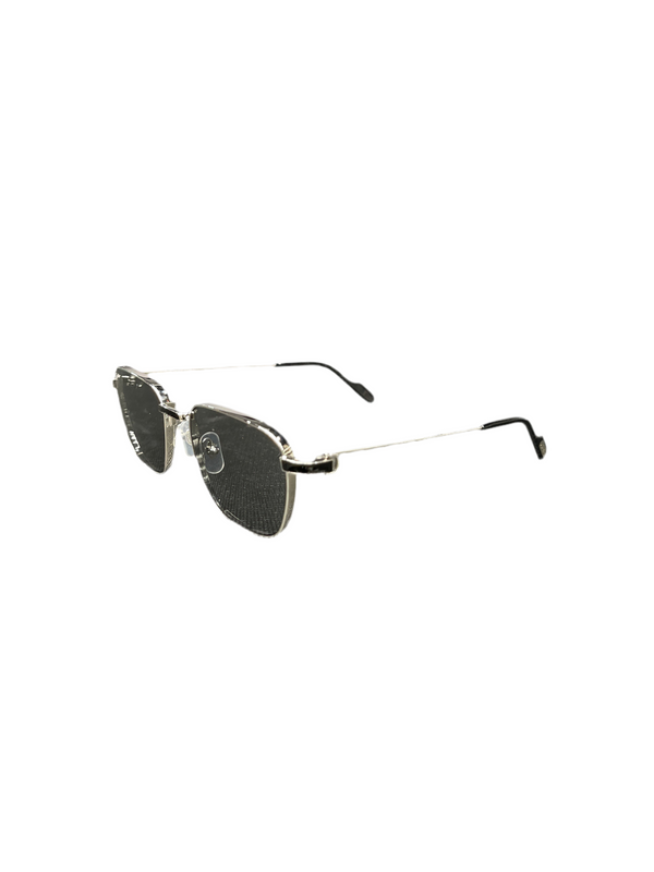 Cartier Silver Frame Rectangle Sunglasses CT0497S 010