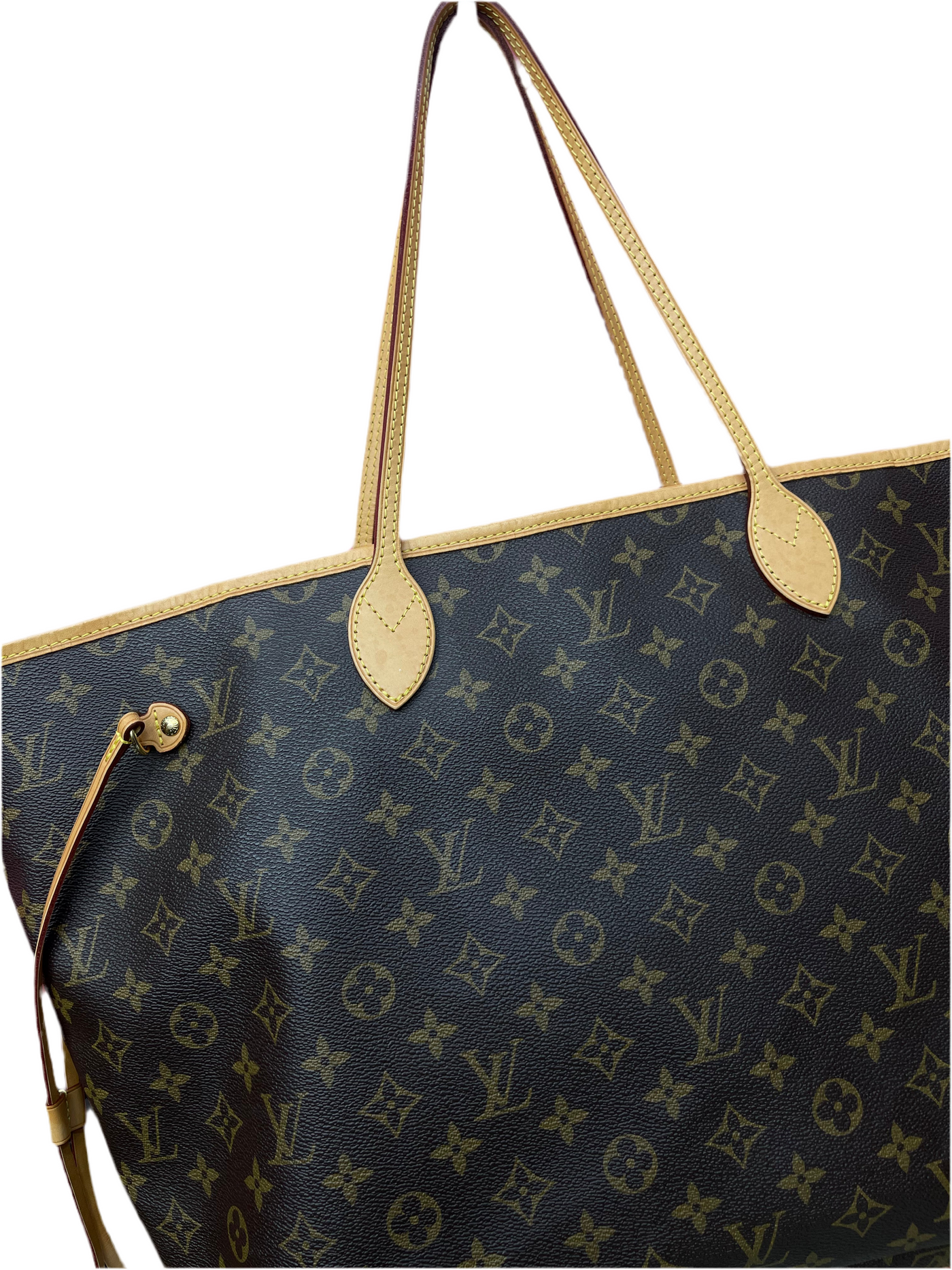LV Neverful GM Monogram Rose Pondichery