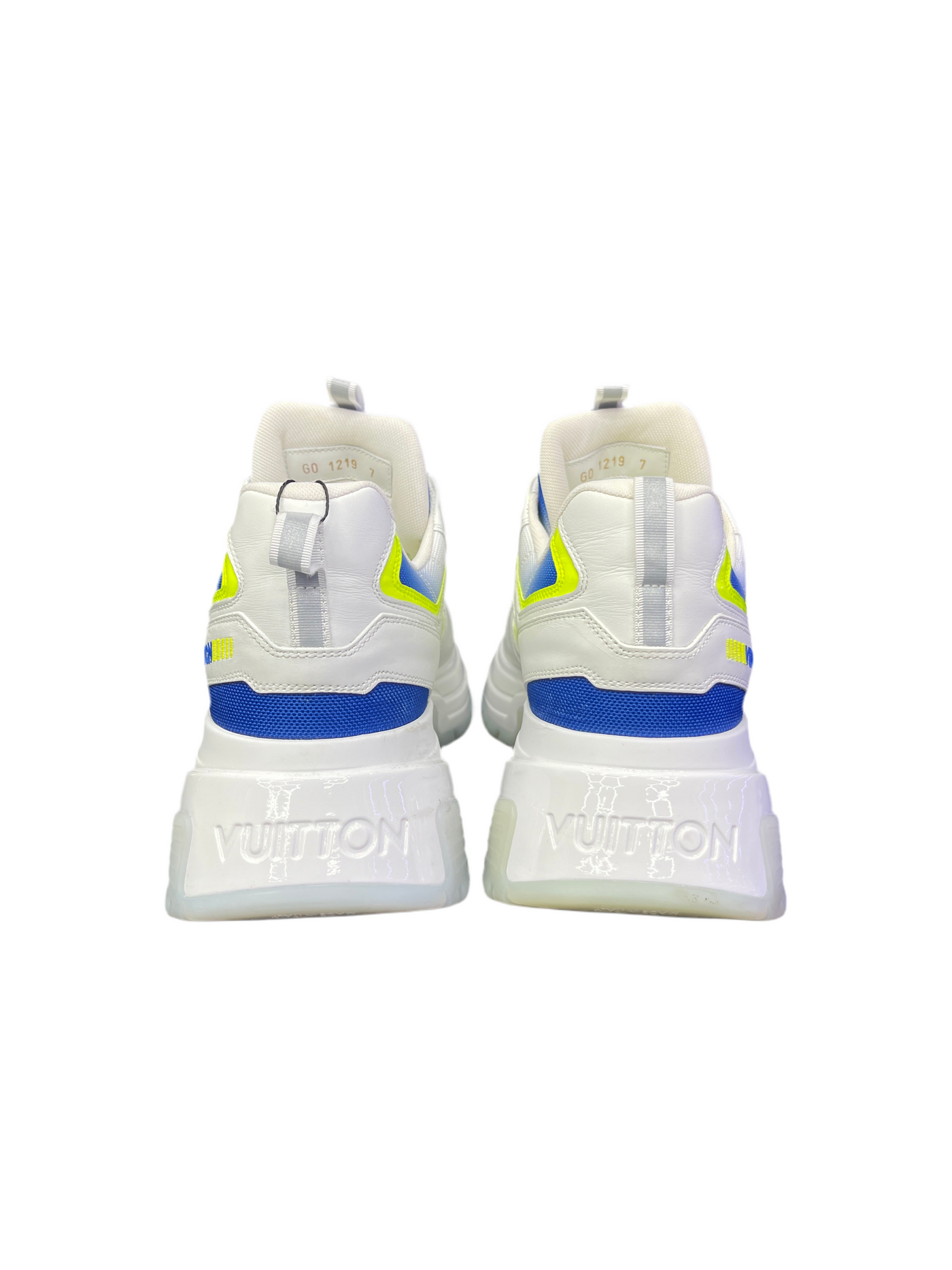 LV Run Away Pulse White Blue Yellow