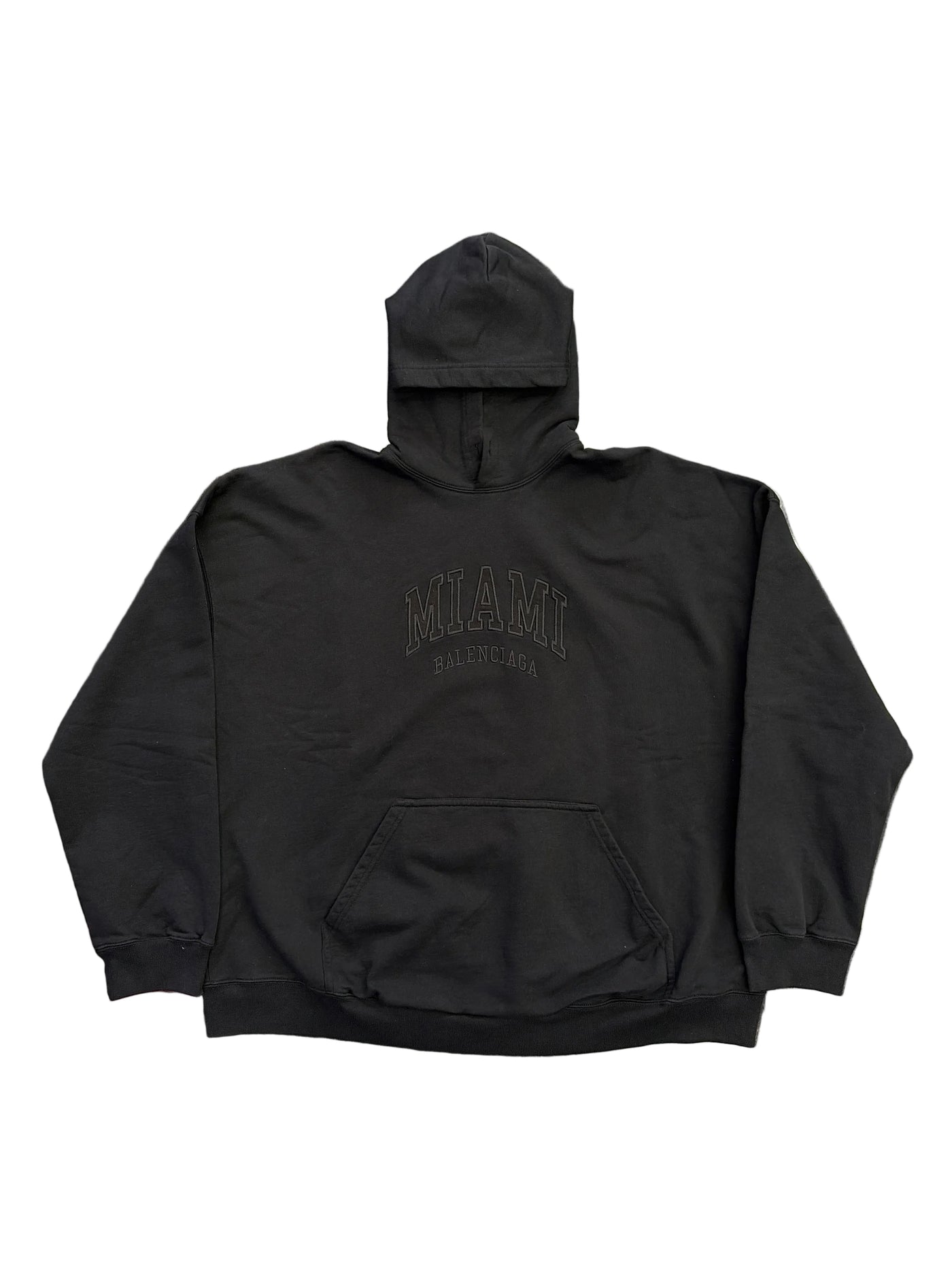 Balenciaga Miami Cities Pullover Hoodie Black