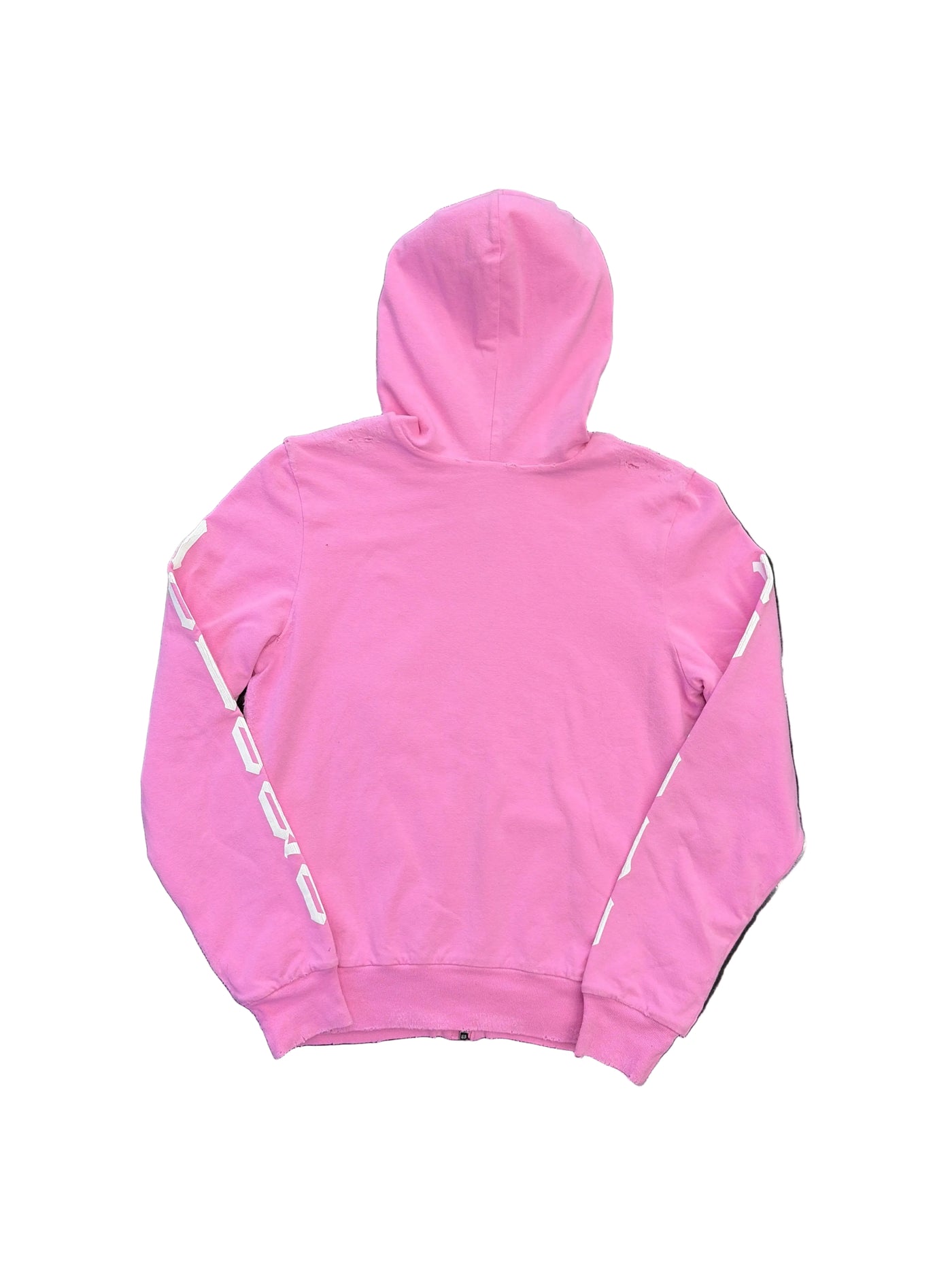 WMNS Balenciaga No Logo Zip-Up Hoodie Pink
