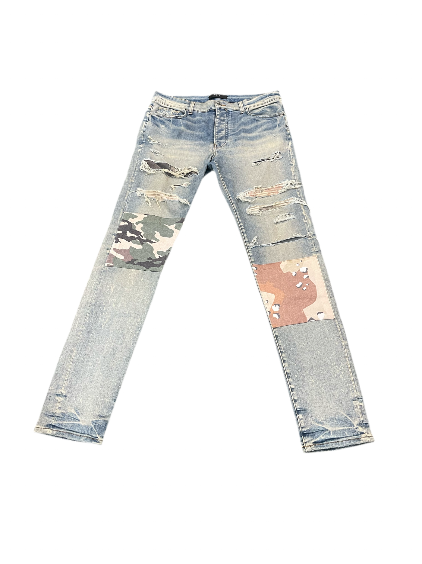 Amiri MX1 Patchwork Jeans Indigo