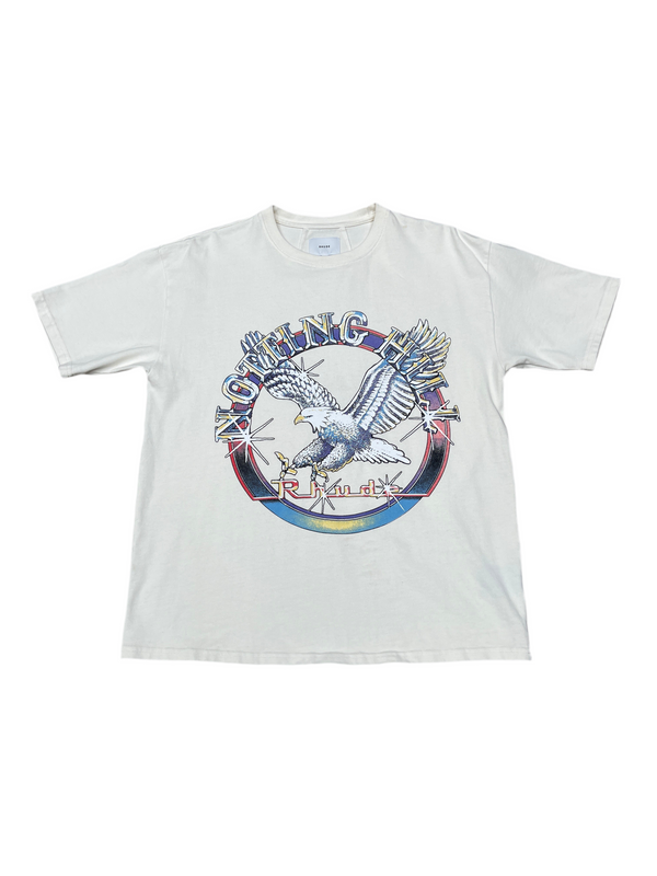 Rhude Notting Hill Eagle Graphic T-Shirt White