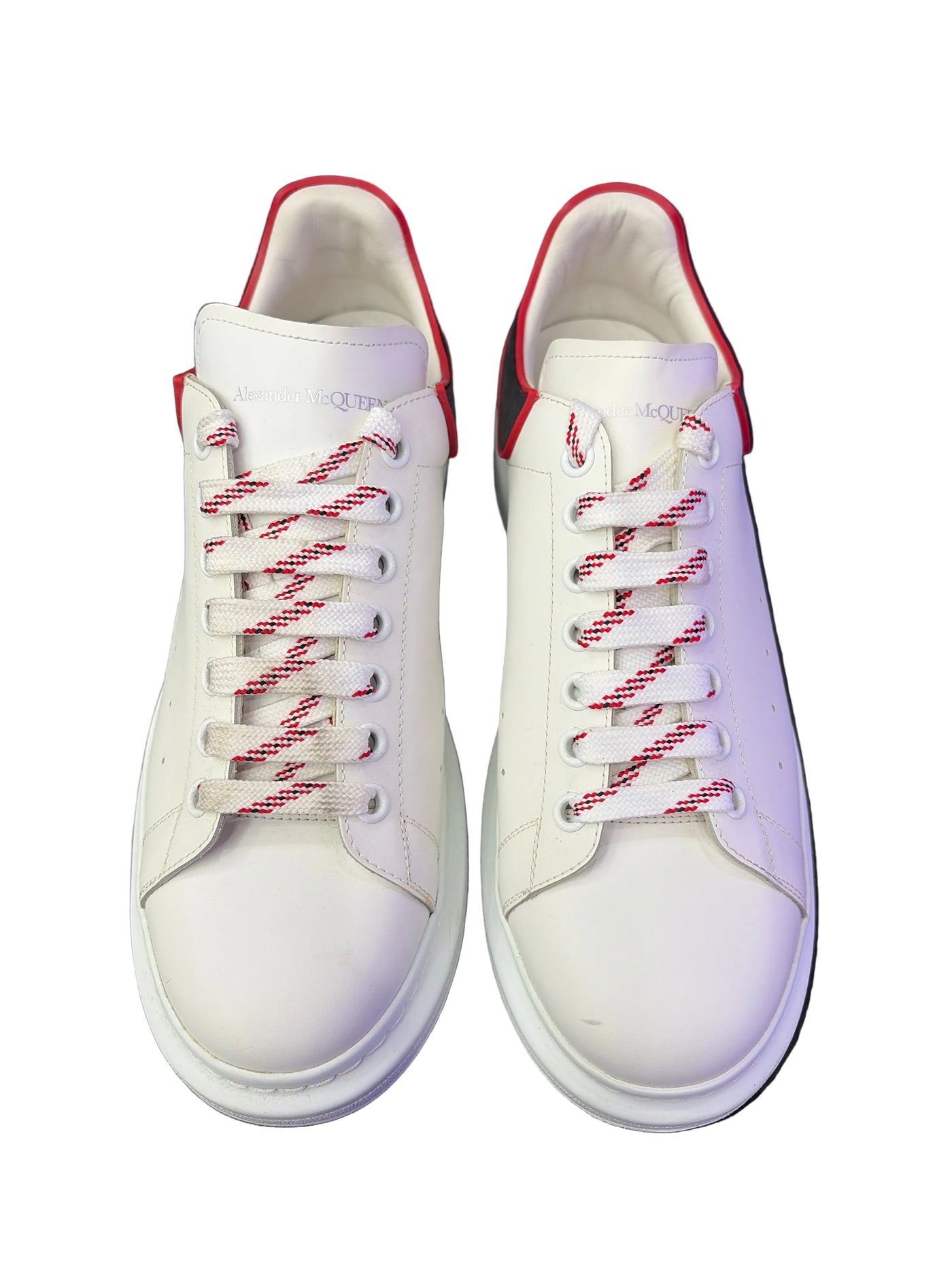 Alexander McQueen Oversized Sneaker White Black Lust Red