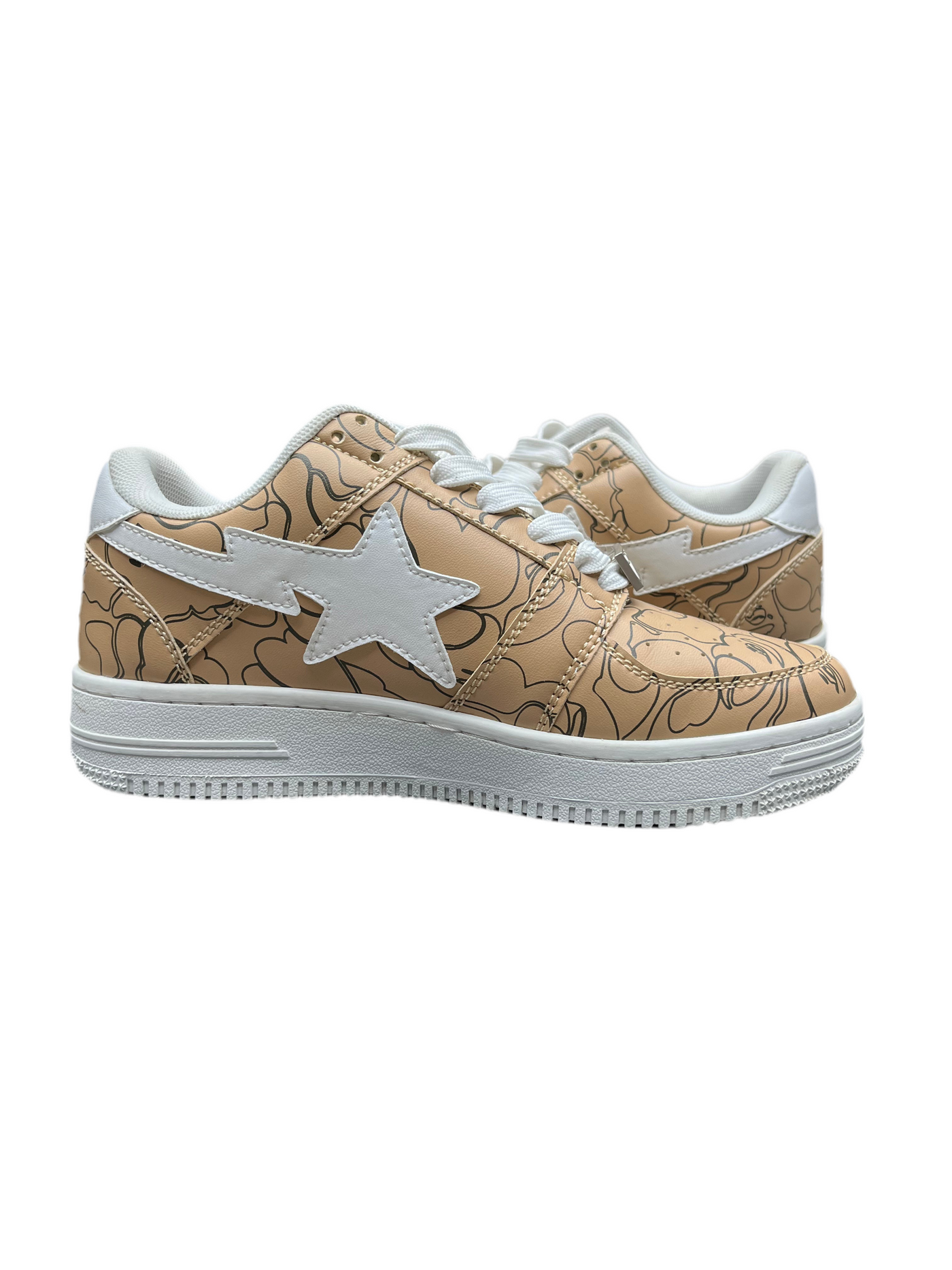 WMNS Bapesta Lined Camo Beige