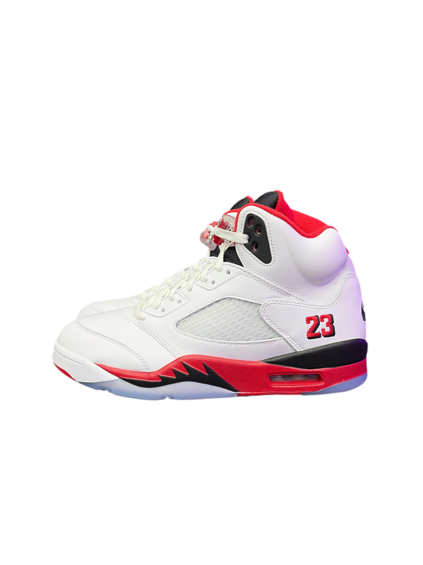 Nike Air Jordan 5 Retro Fire Red Black Tongue