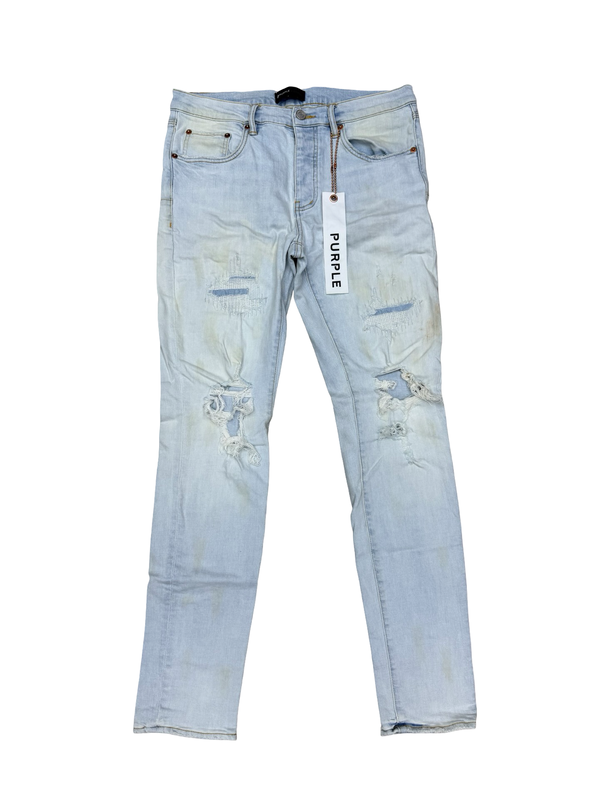 Purple Brand P001 Distressed Denim Light Indigo