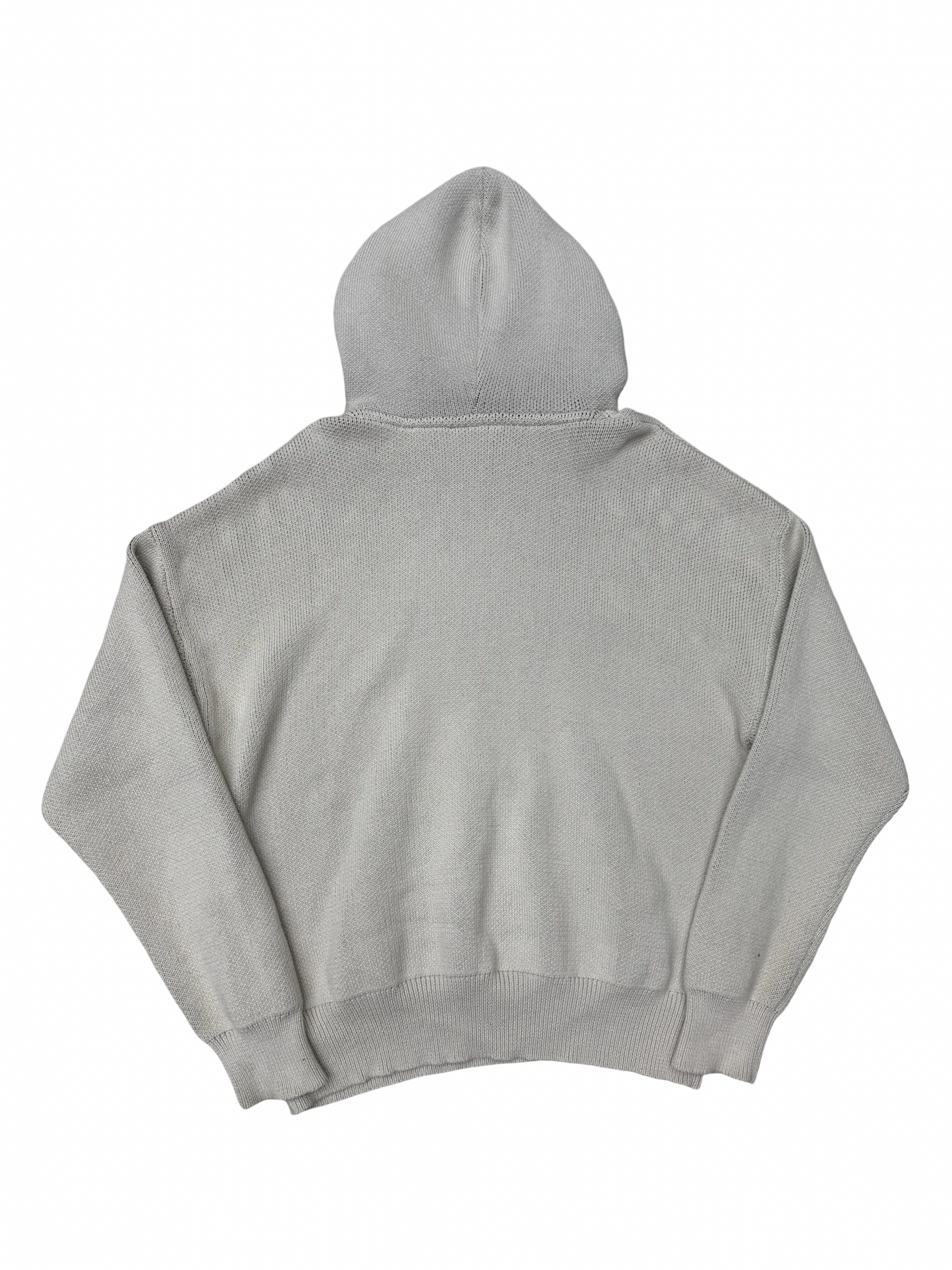 Essentials Knitted Pullover Hoodie Dark Heather