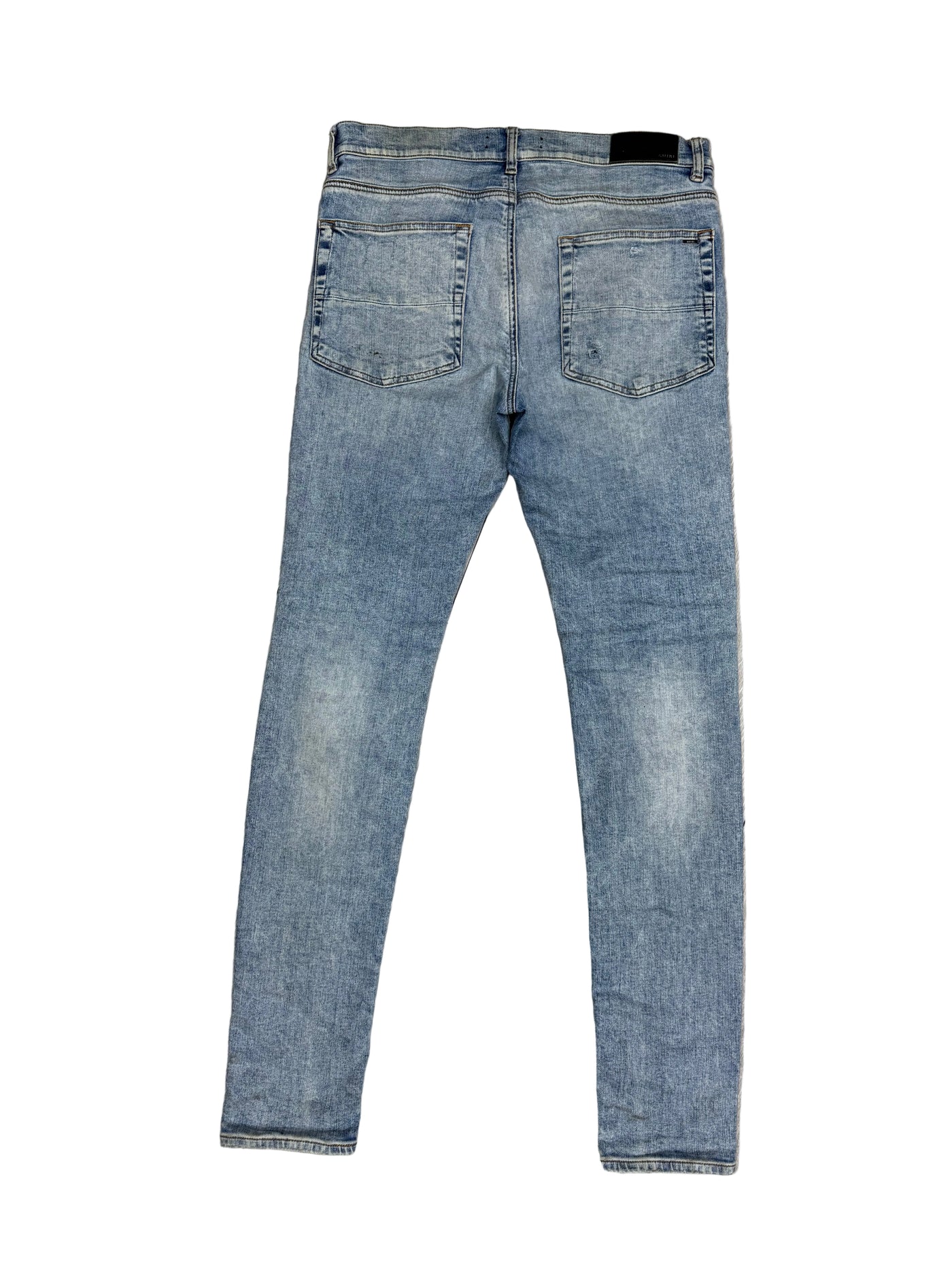 Amiri MX1 Tie Dye Patch Jeans Stone Indigo