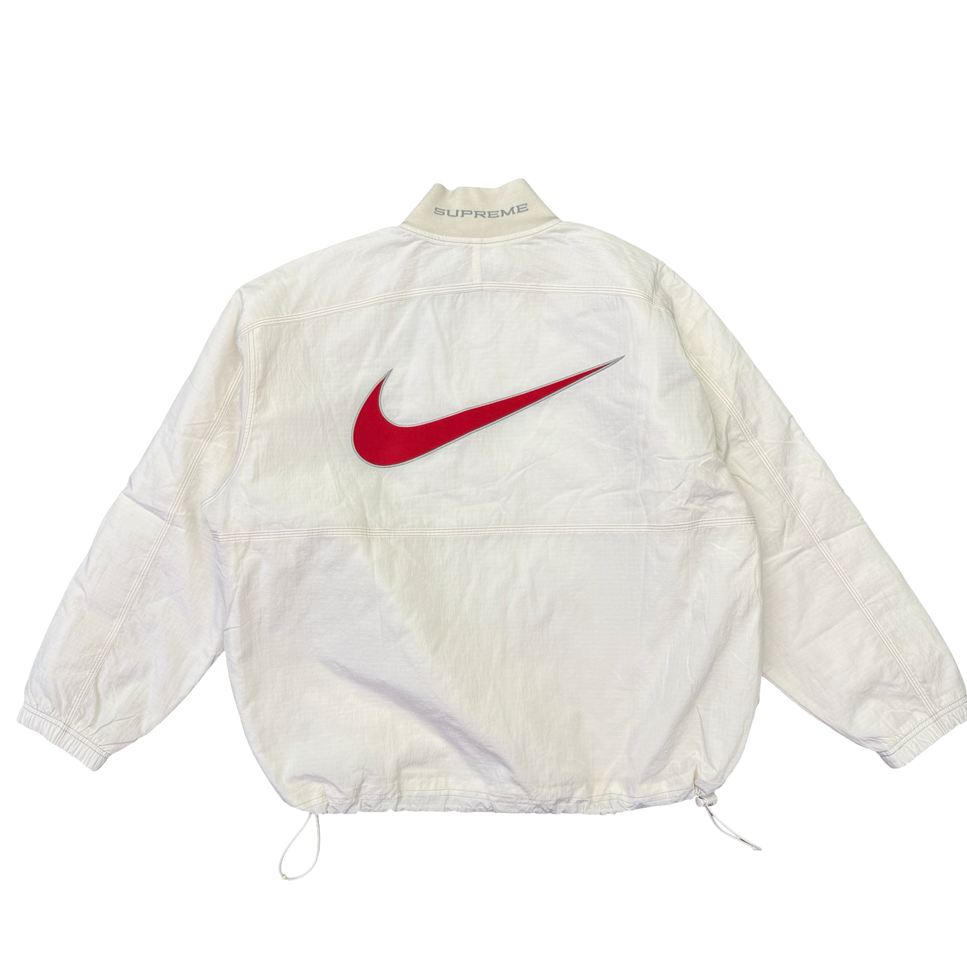 Supreme Nike Ripstop Pullover White