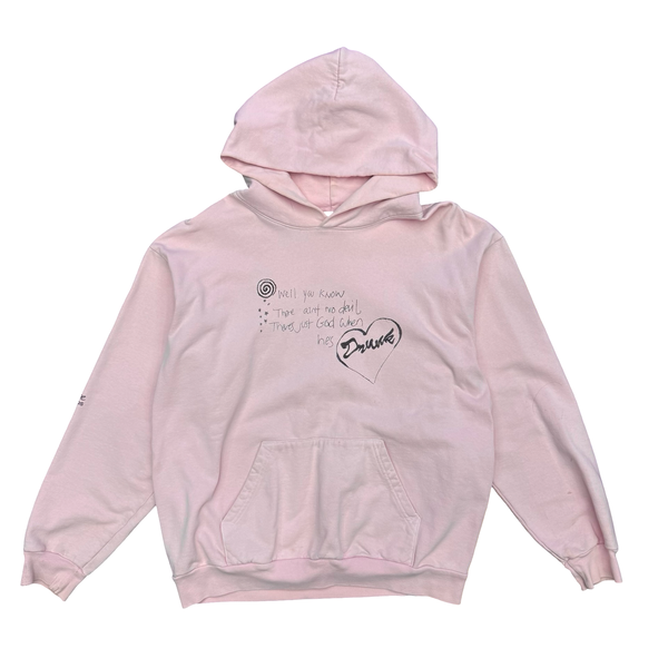 Midnight Studios Courtney Love AWGE Hoodie Pink