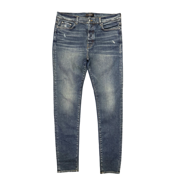 Amiri Stack Jeans Blue