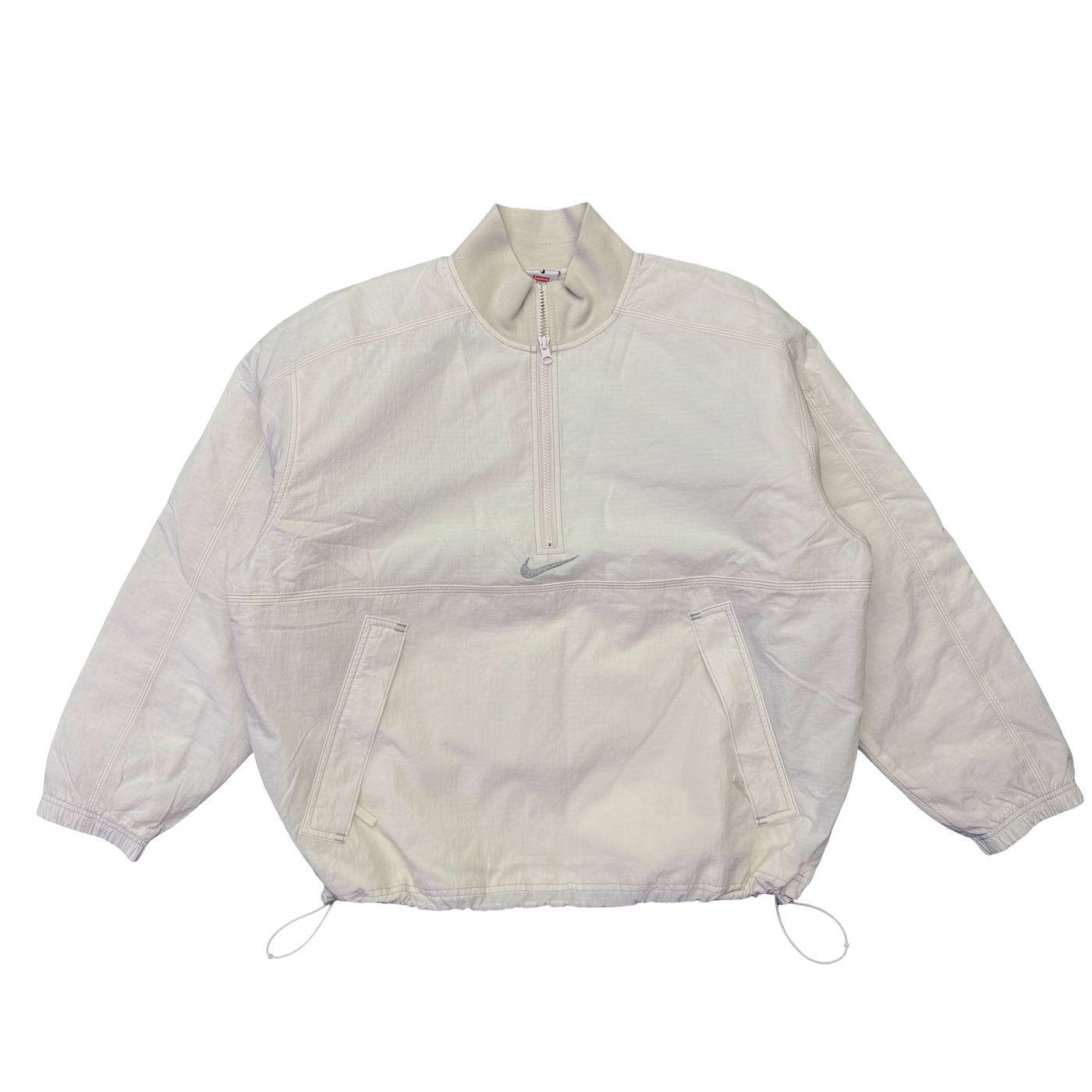Supreme Nike Ripstop Pullover White