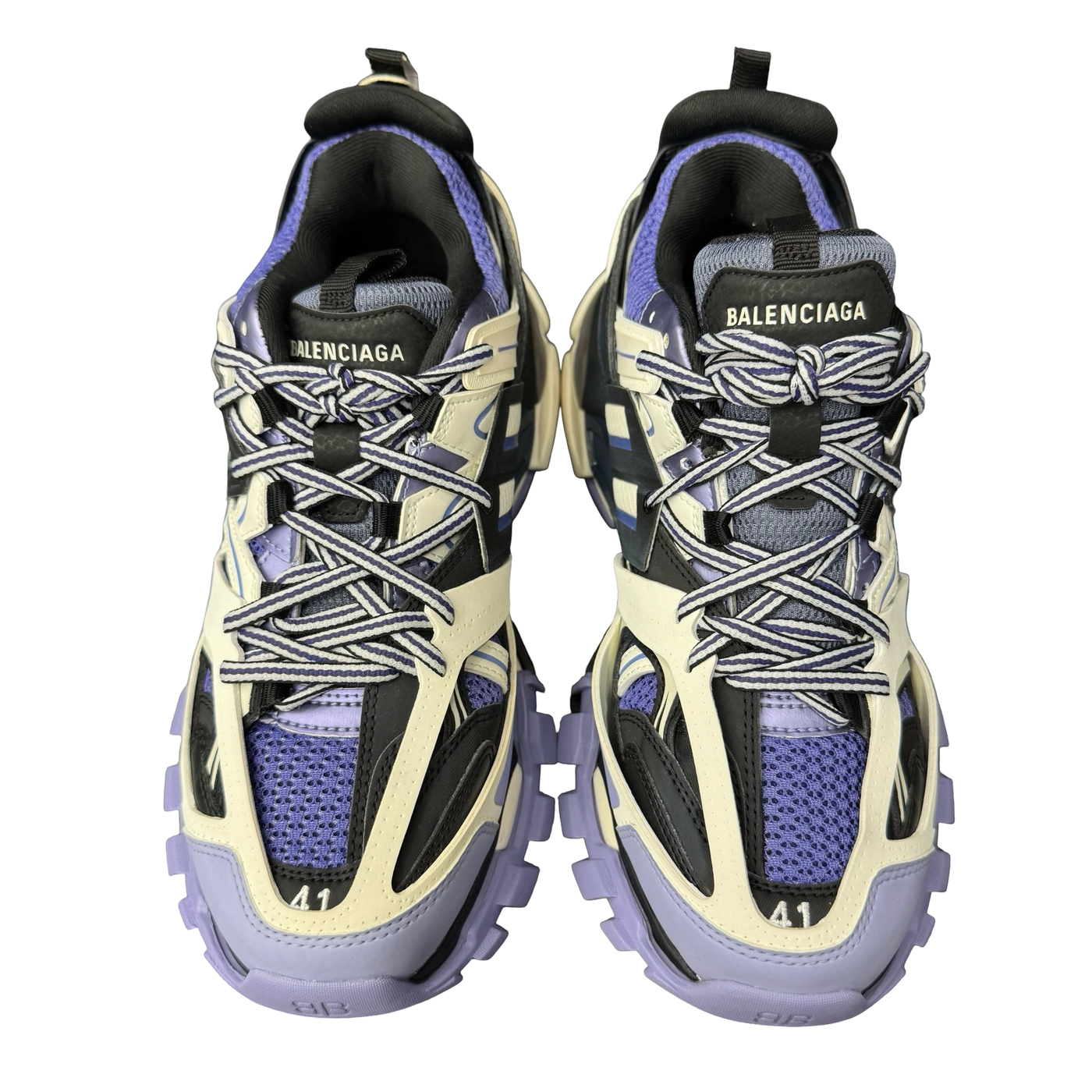 WMNS Balenciaga Track Sneakers Violet White Black