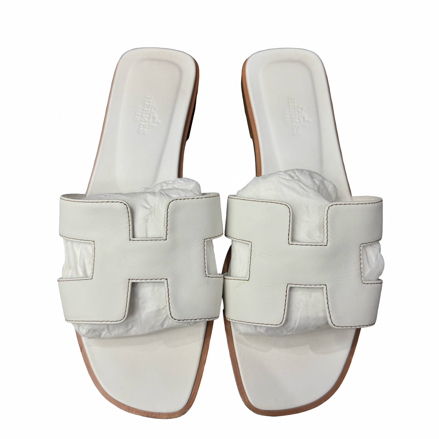 Hermès Oran Sandal Blanc
