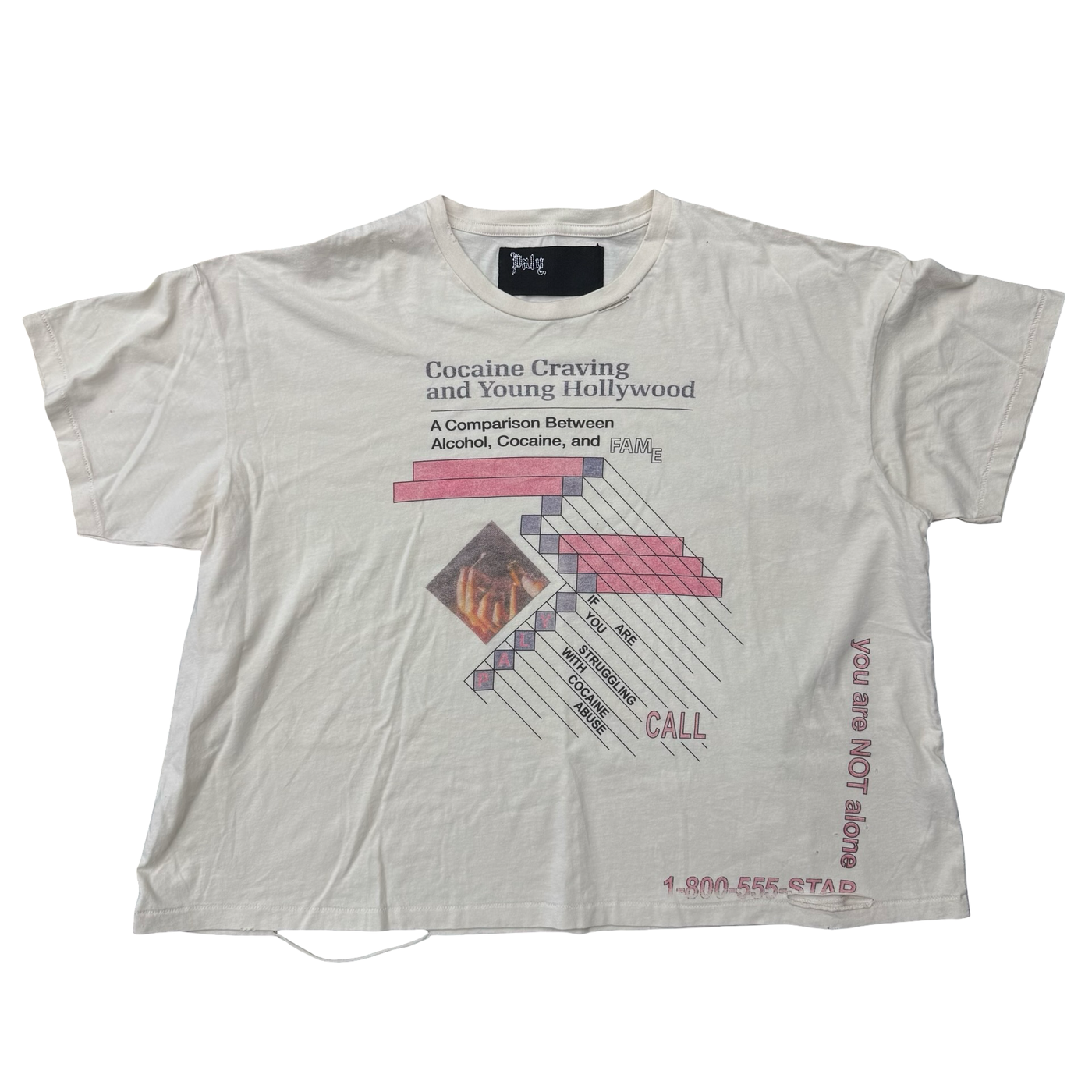Paly Hollywood Cravings Tee Vintage White