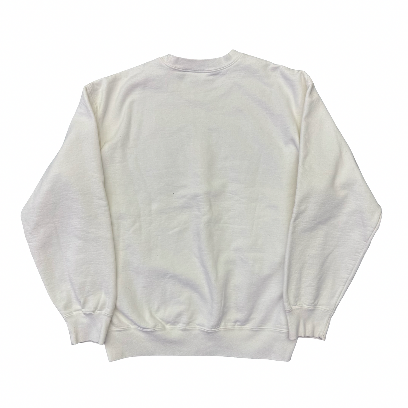 Supreme Stacked Logo Crewneck White