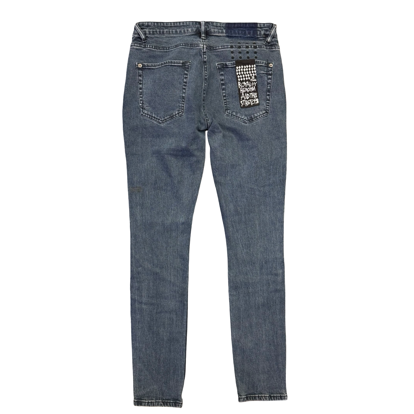 Ksubi Van Winkle Shadow Re-Dye Denim Jeans Blue
