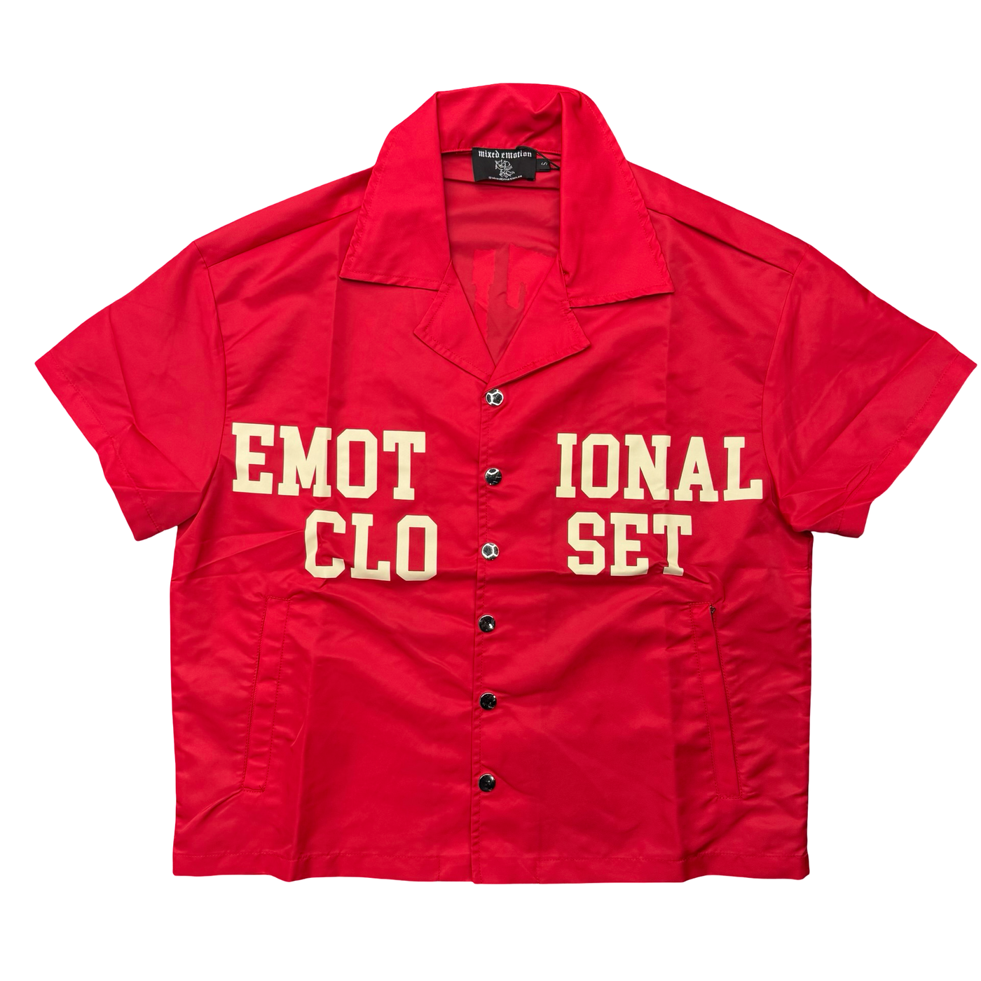 Mixed Emotions Backyard Nylon Shirt Red