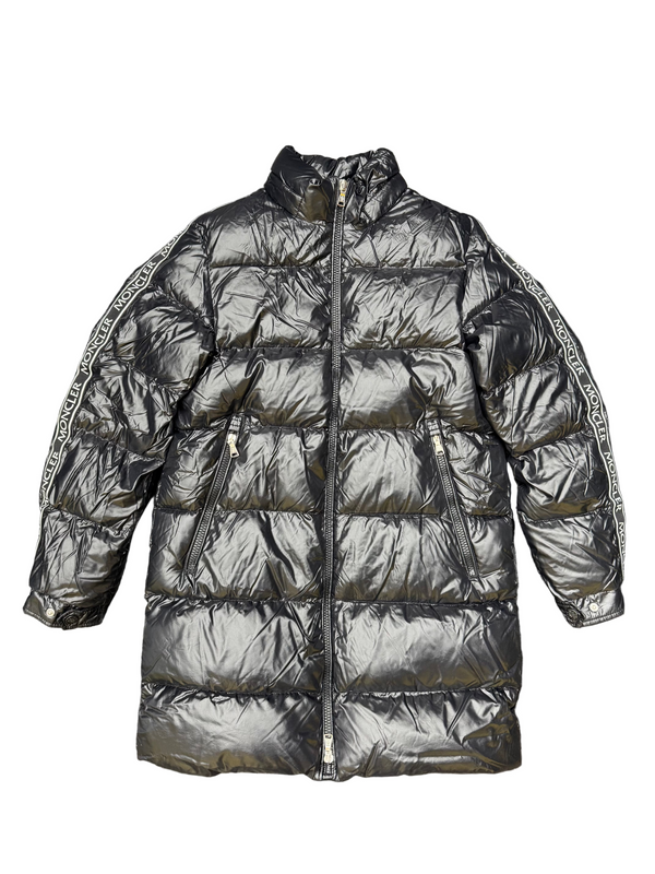 Kids Moncler Maya Short Down Jacket Black