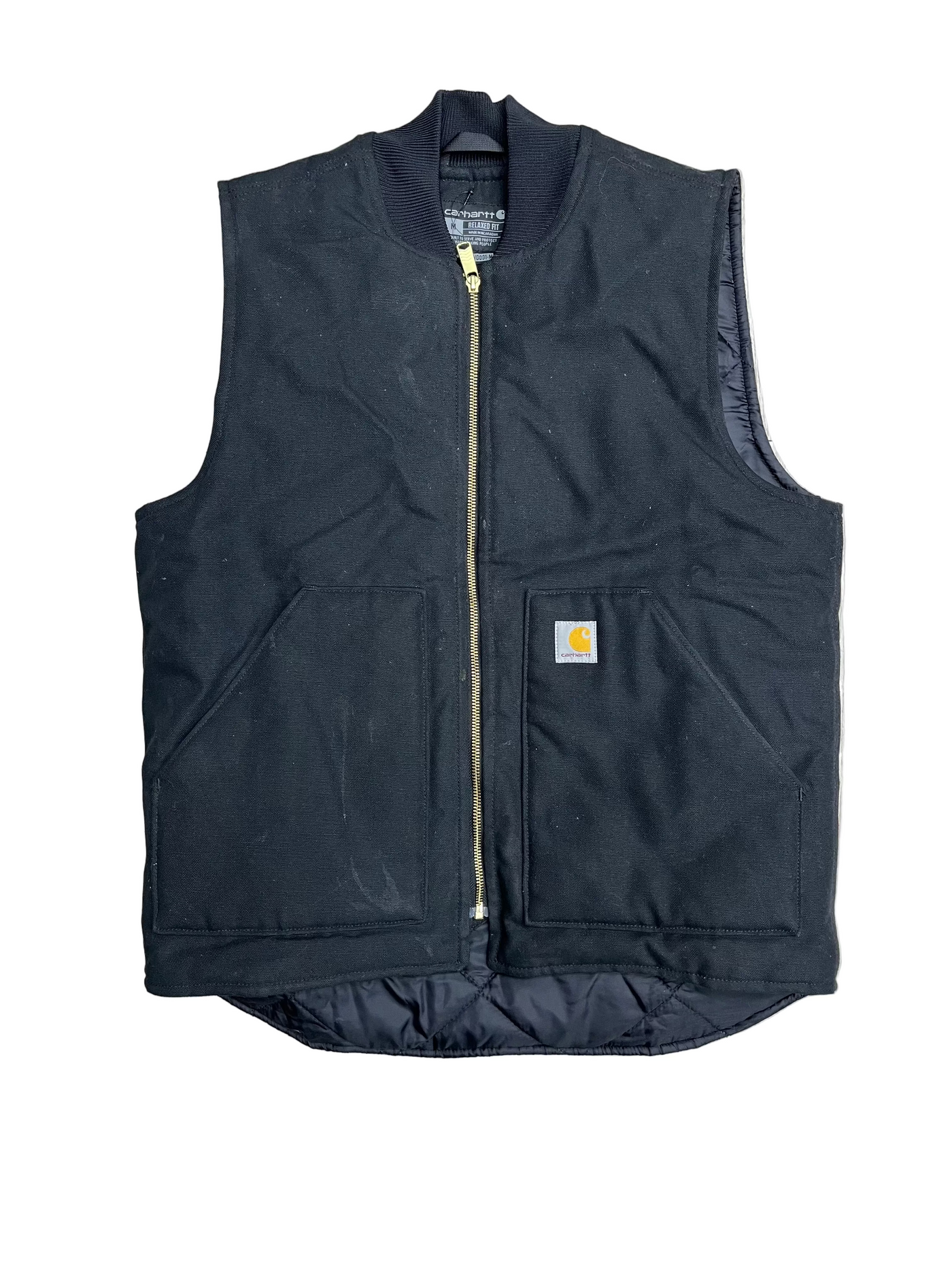 Carhartt Firm Duck Insulated Rib Collar Vest