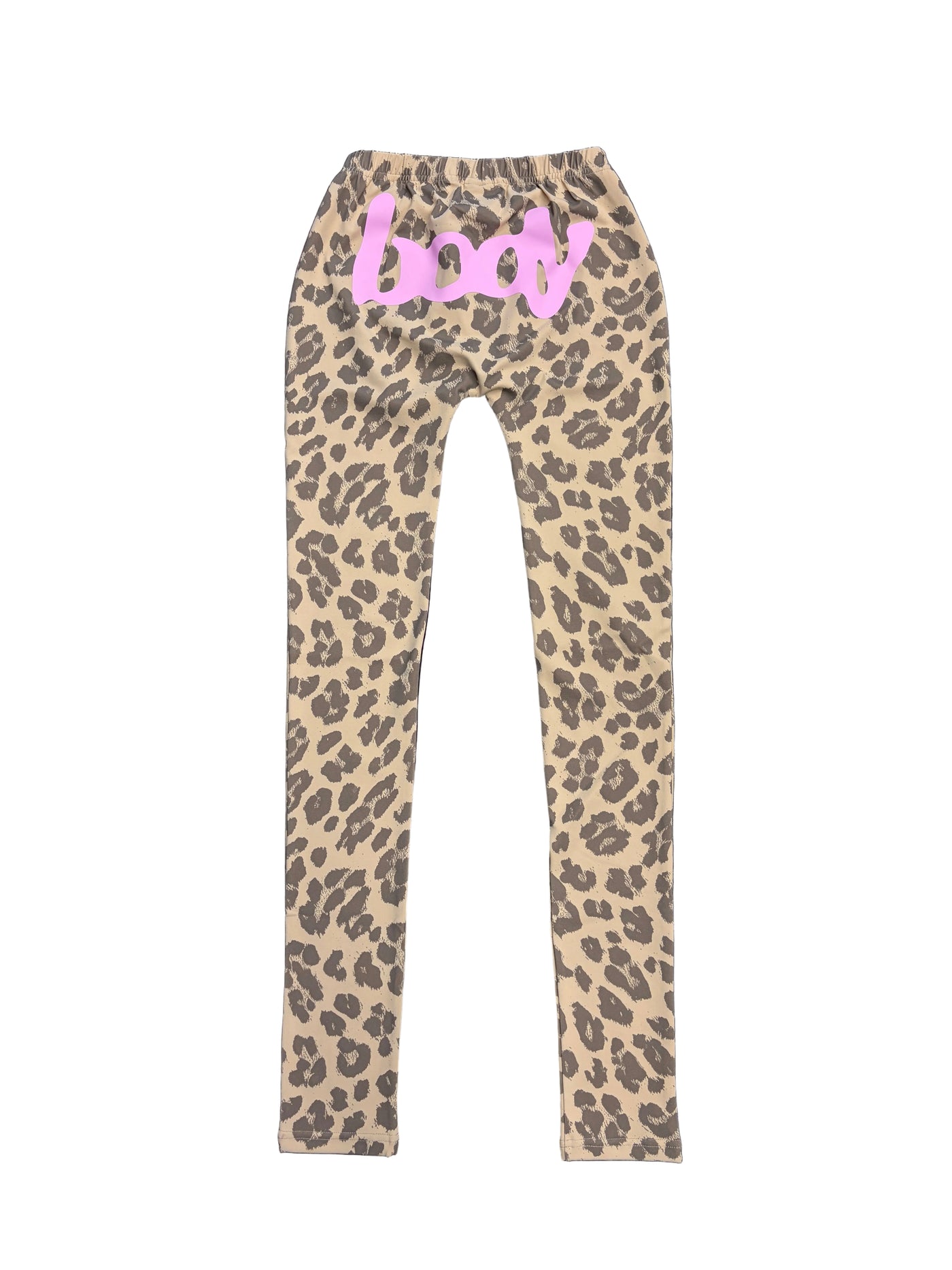 Body By Raven Basics 2.0 Pants Leopard Baby Pink
