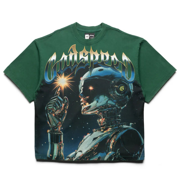 Godspeed Sputnik Moment T-Shirt Hunter Green