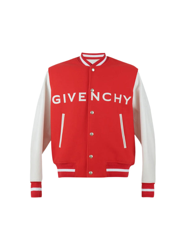 Givenchy Varsity Jacket Red