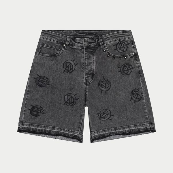 Godspeed Infinity Denim Shorts Grey