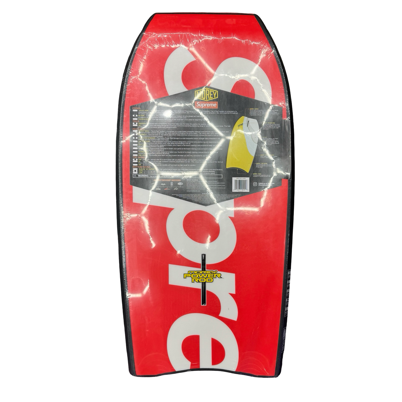 SS21 Supreme Morey Mach 7 Bodyboard Red